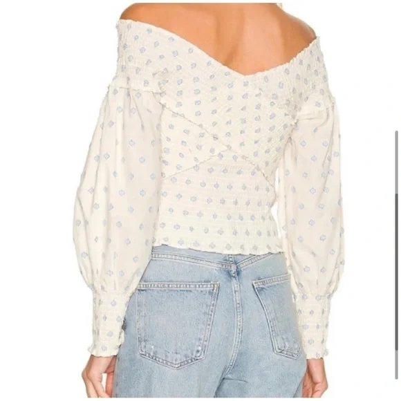 BB DAKOTA BY STEVE MADDEN Steve Madden Girl Talk Top In Ivory Size XS - Picture 3 of 7